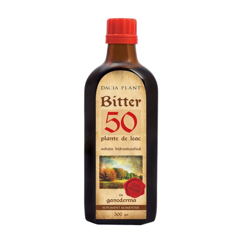 Dacia Plant Bitter 50 Cu Ganoderma, 500ml