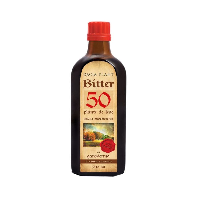 Dacia Plant Bitter 50 Cu Ganoderma, 200ml