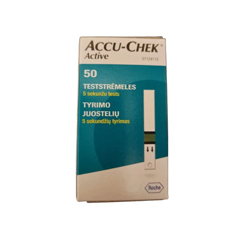 Roche Teste glicemie Accu-Chek Active, 50 bucati Accu-Chek imagine 2022