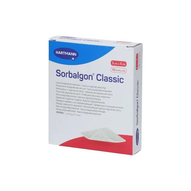 HartMann Pansament Sorbalgon Classic 5x5cm, 10 bucati Dispozitive medicale