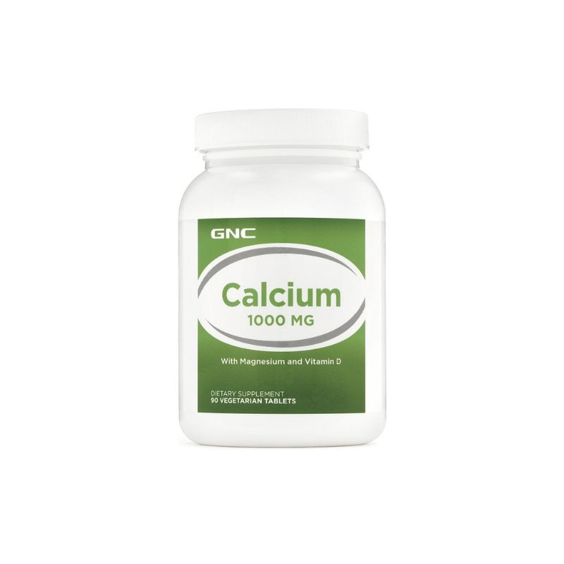 GNC Calcium 1000 mg, Calciu cu Magneziu si Vitamina D, 90 tablete 1000 imagine noua