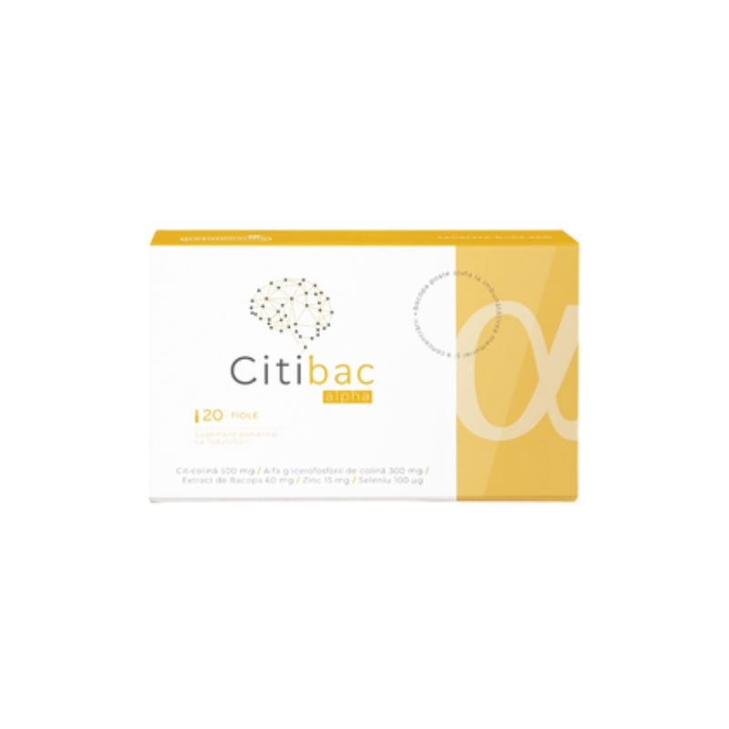 Citibac alpha, 20 fiole Alpha imagine teramed.ro