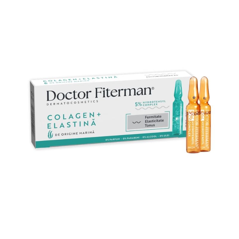 Dr. Fiterman Colagen+Elastina, 10 fiole Fiole pentru ten 2023-09-23