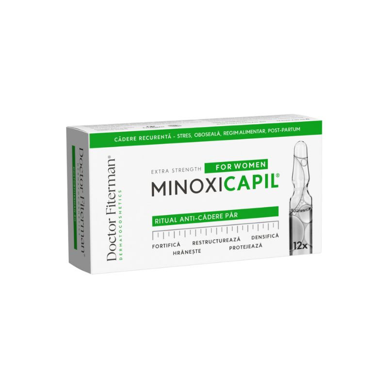 Dr. Fiterman Minoxicapil Women, 12 fiole Dr. imagine noua