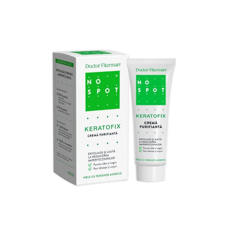 Dr. Fiterman No Spot Keratofix Crema Purifianta, 25 Ml