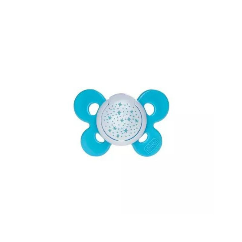 Chicco Physio Comfort Suzeta silicon, forma anatomica, 16-36 luni, bleu, 1 bucata 16-36