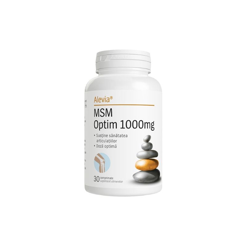 Alevia MSM Optim 1000mg, 30 comprimate