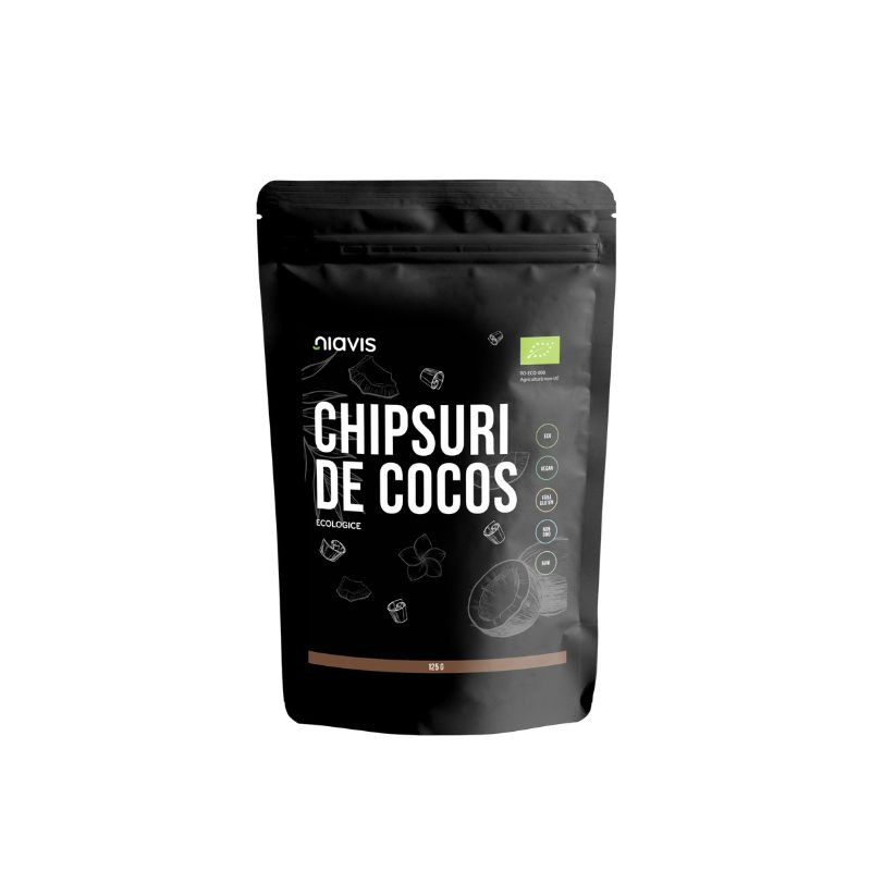 Niavis Chipsuri de Cocos RAW Ecologice, 125g Fructe deshidratate 2023-09-23