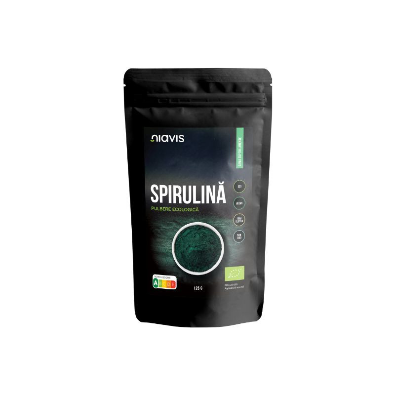 Niavis Spirulina Pulbere Ecologica BIO, 125g