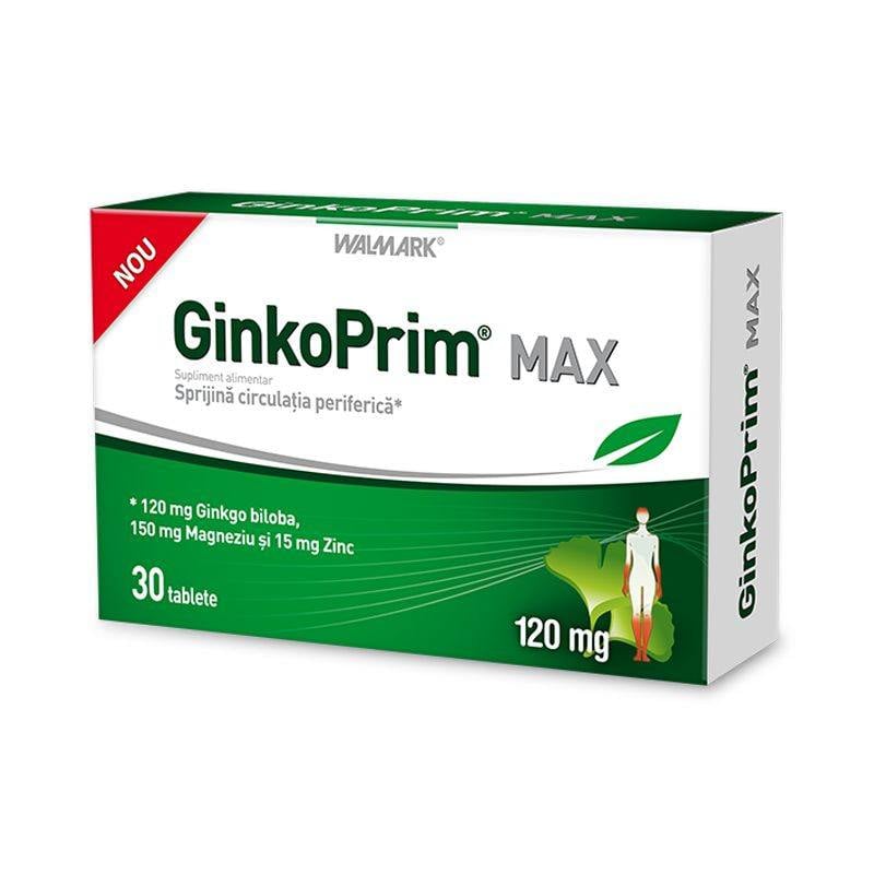 W GinkoPrim Max 120 mg, 30 tablete 120 imagine noua