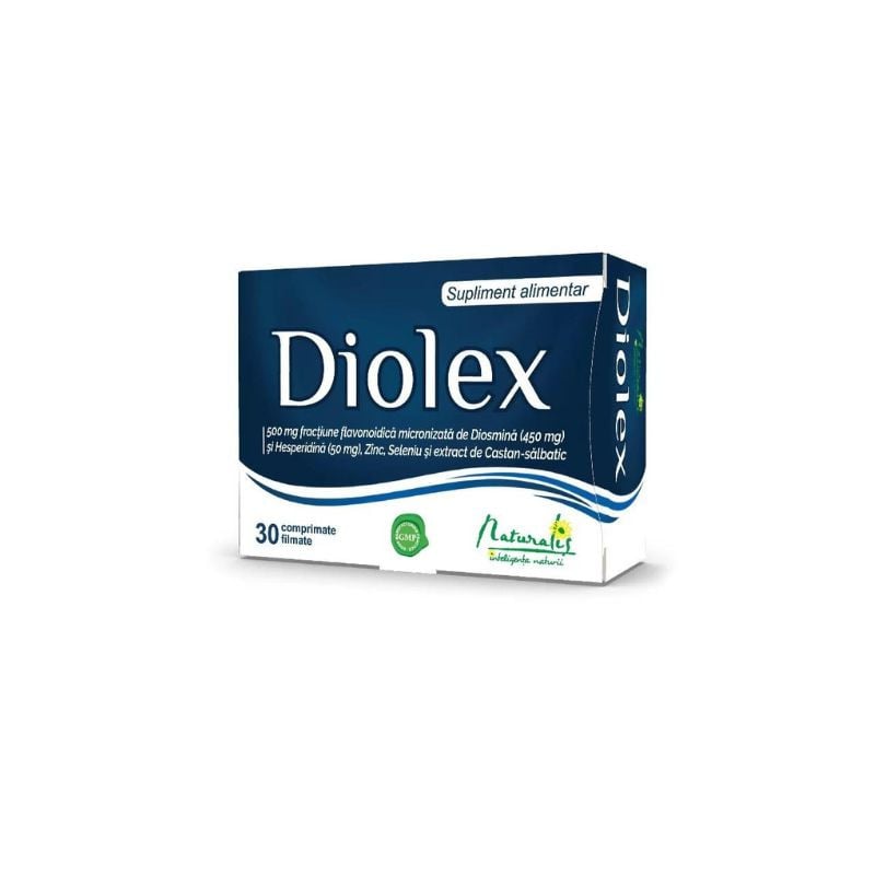 Naturalis Diolex, 30 comprimate comprimate imagine noua