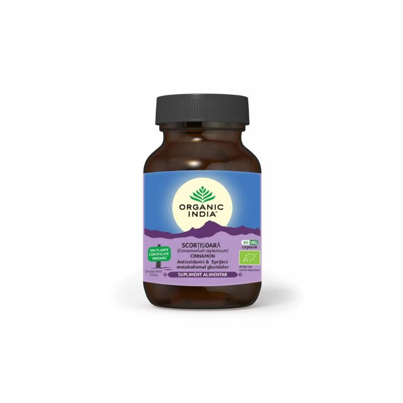 ORGANIC INDIA Scortisoara Ceylon, 60 capsule vegetale BIO imagine teramed.ro