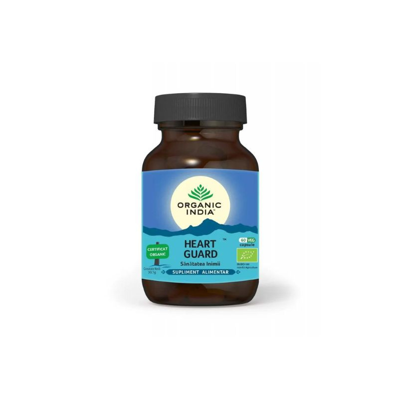 ORGANIC INDIA Heart Guard, 60 capsule vegetale BIO imagine teramed.ro