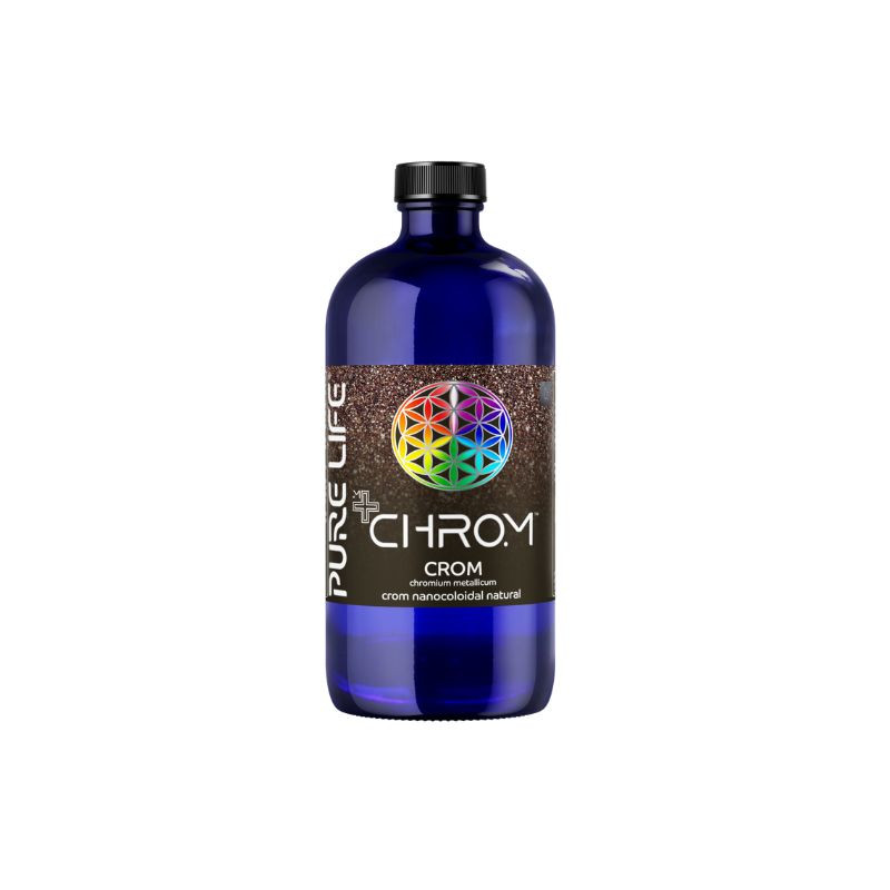 Pure Life Chrom crom nanocoloidal natural, 480ml 480ml imagine noua