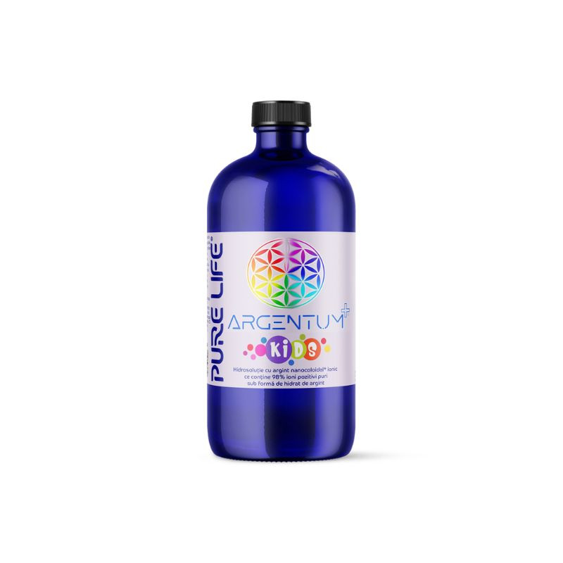 Pure Life Argentum+ KIDS Argint nanocoloidal ionic, 480ml