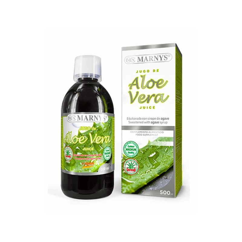 Marnys Suc De Aloe Vera Pentru Afectiuni Digestive Si Tranzit, 500ml