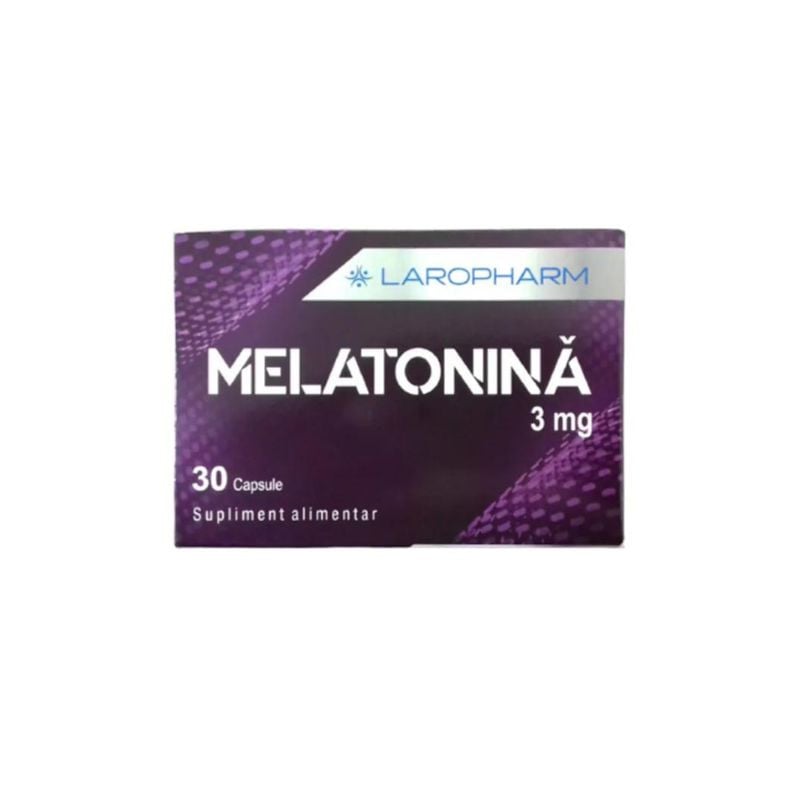 Melatonina 3mg, 30 capsule 3mg imagine noua