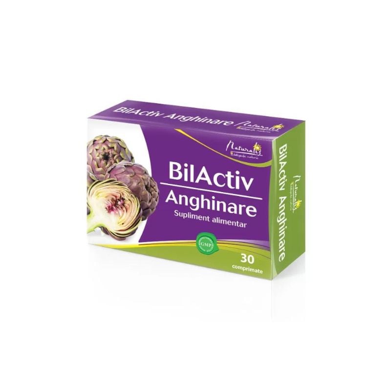 Naturalis BilActiv Anghinare, 30 comprimate anghinare imagine 2022