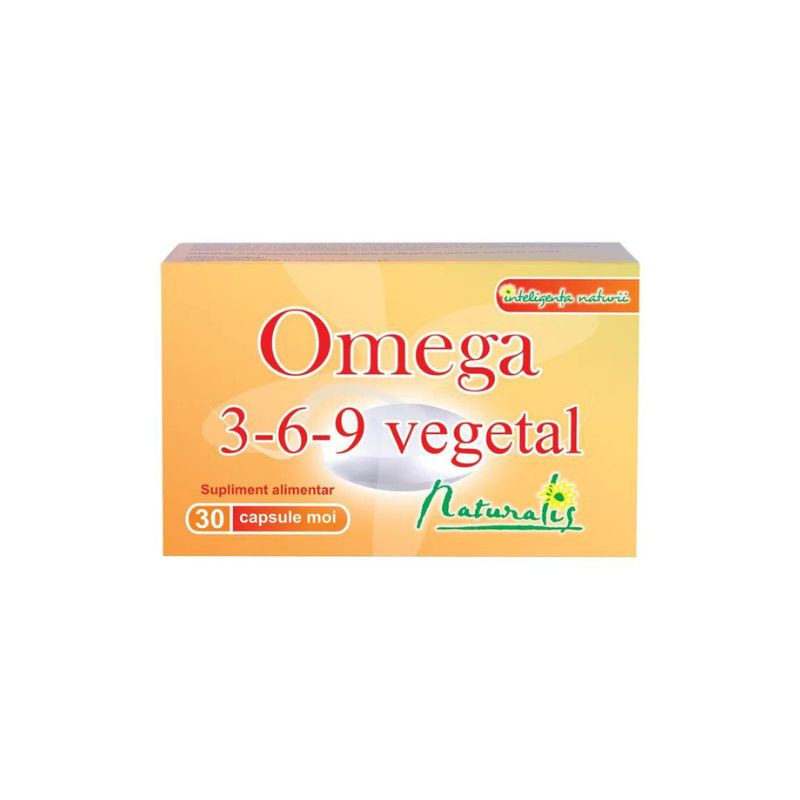 Naturalis Omega 3-6-9 vegetal, 30 capsule 3-6-9 imagine teramed.ro