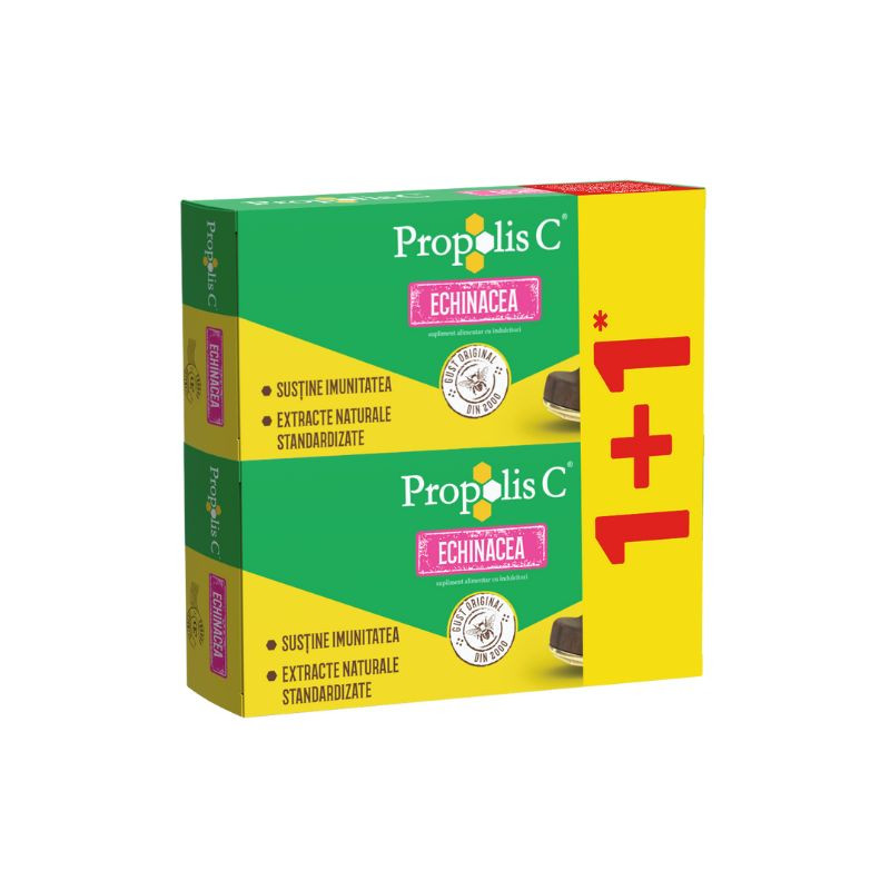 FITERMAN Propolis C + echinaceea,1+1, 30 comprimate pachet comprimate imagine 2022