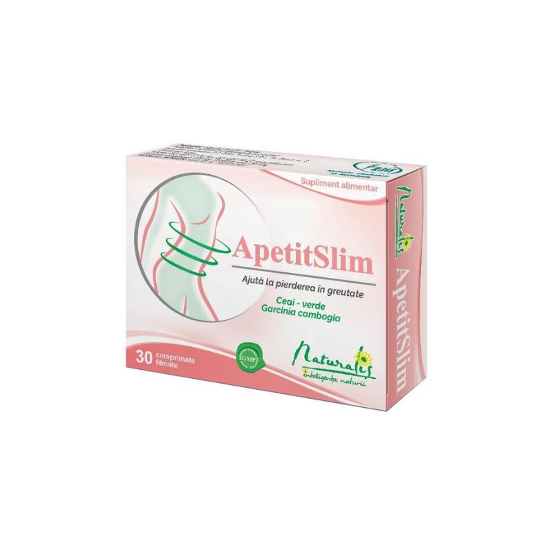 Naturalis ApetitSlim, 30 capsule Apa imagine teramed.ro