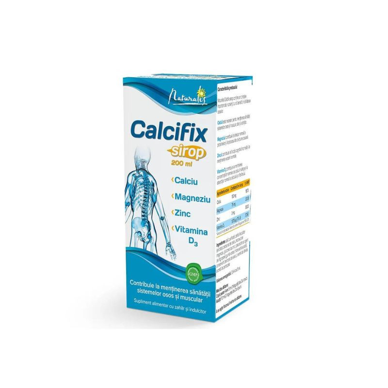 Naturalis Calcifix sirop, 200 ml 200% imagine noua