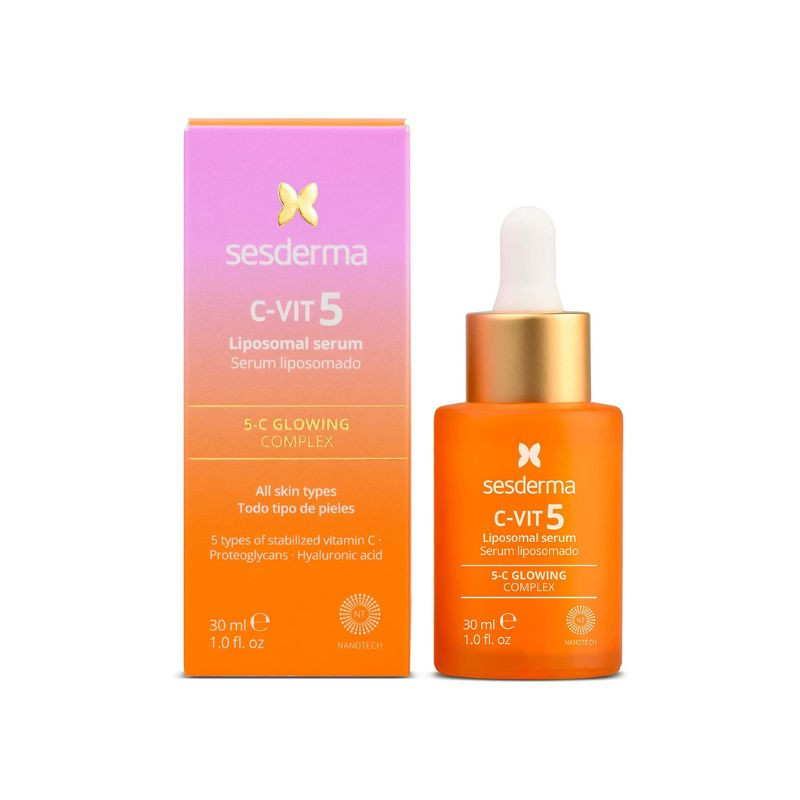 SESDERMA C-Vit Ser lipozomal cu 5 tipuri de vitamina C, 30 ml Frumusete si ingrijire
