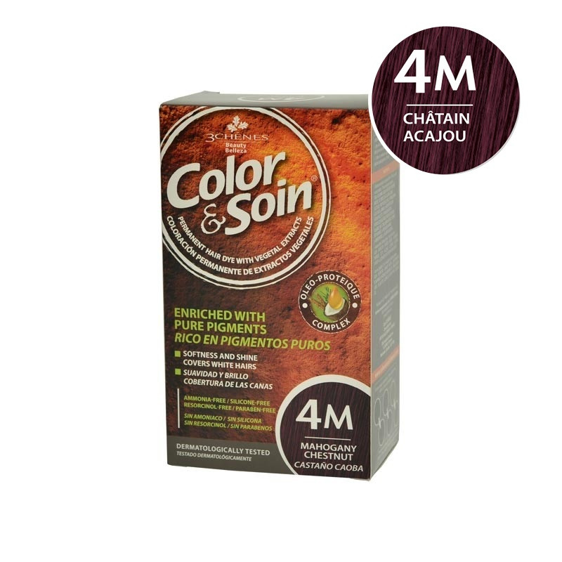 Vopsea de par chatain acajou 4M, Color&Soin Frumusete si ingrijire 2023-09-24