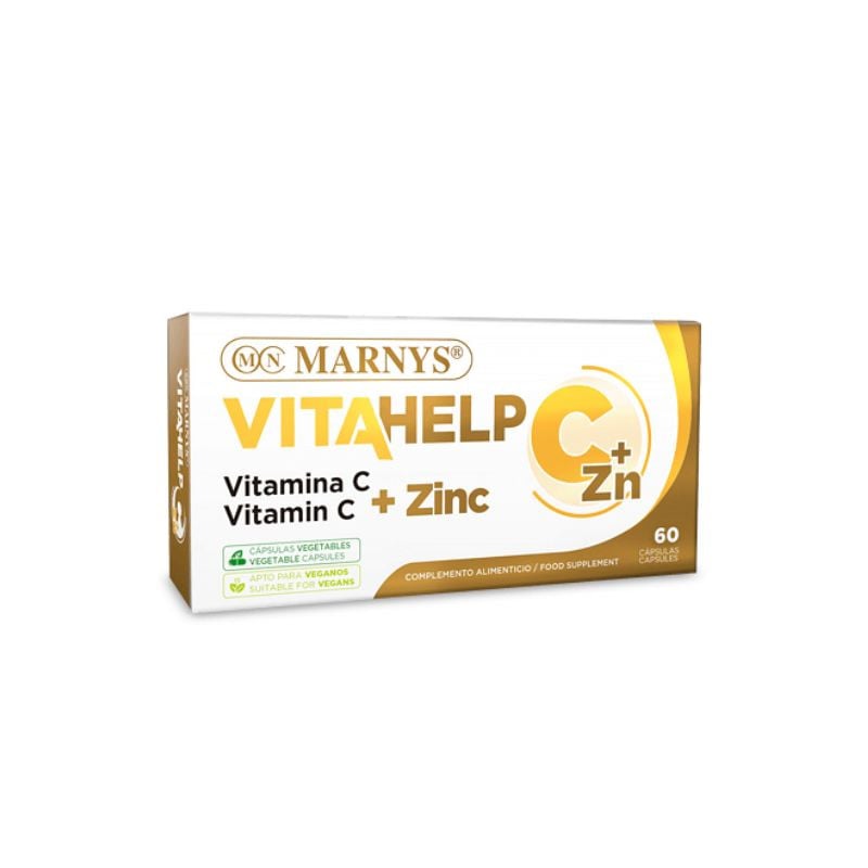 Marnys Vitamina C+ZINC 500mg, 60 capsule 500mg imagine noua