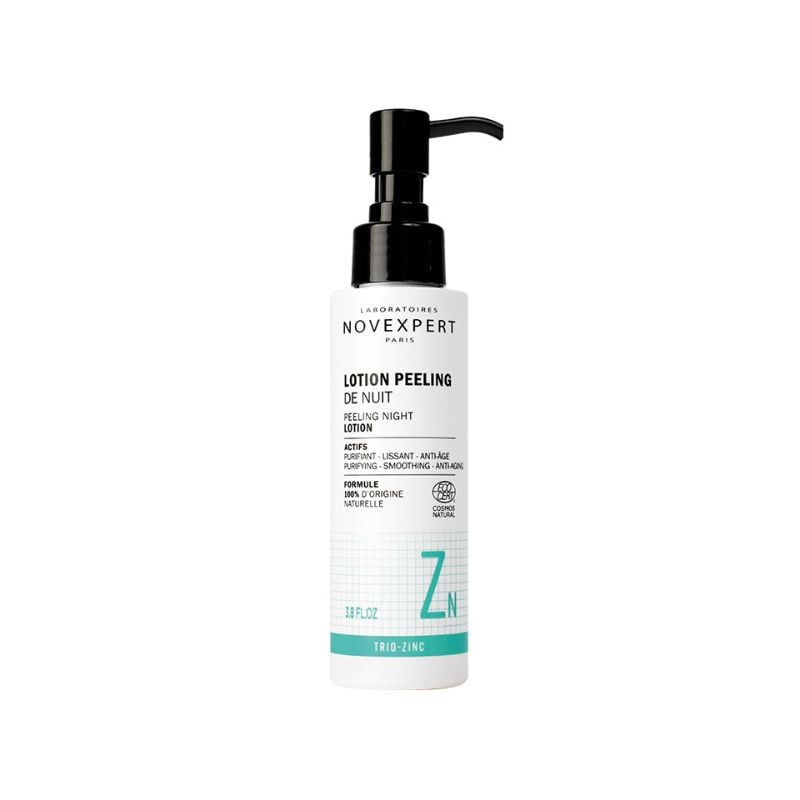 Novexpert Lotiune peeling pentru noapte gama Zn, 115ml 115ml imagine noua