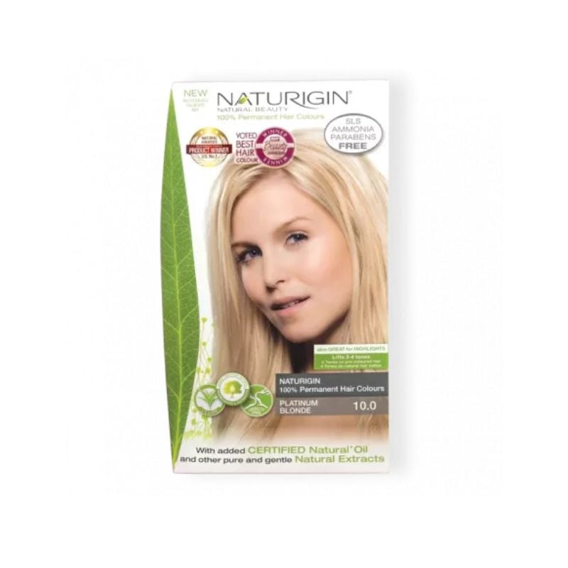 Naturigin Vopsea permanenta Blond platinat 10.0, 115ml 10-0 imagine noua