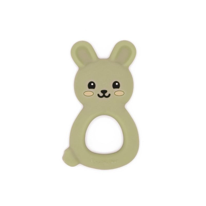 Jucarie dentitie silicon Bunny Doo Olive, 1 bucata image10