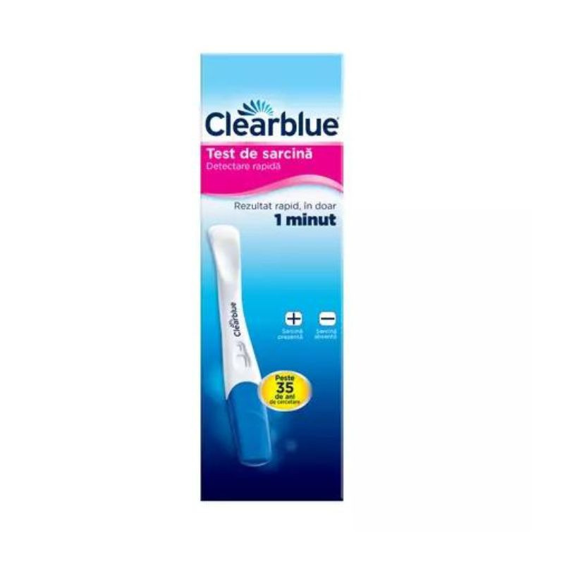 Clearblue Test de sarcina cu detectare rapida, 1 bucata bucata imagine noua