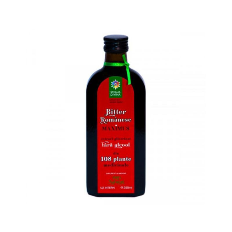 Steaua Divina Bitter Romanesc Maximus, 250ml 250ml imagine 2021