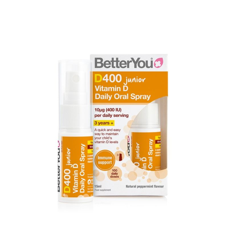 Spray oral cu vitamina D Junior, 400UI, 15ml, BetterYou 15ml imagine noua