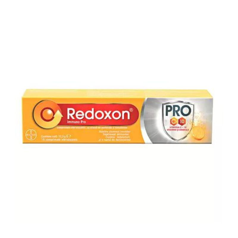 Redoxon Immuno Pro, 1000 mg, 15 comprimate efervescente, Bayer 1000