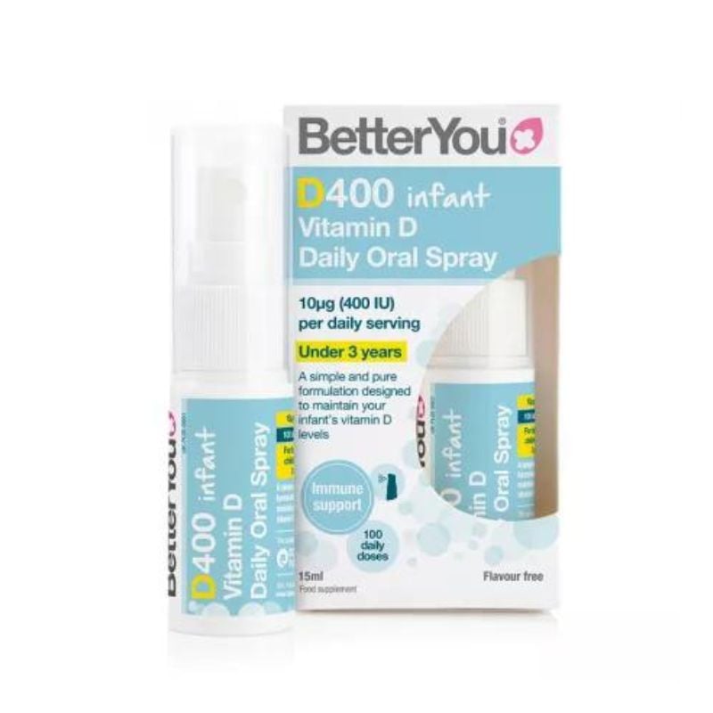 Spray oral cu vitamina D Infant, 400UI, 15ml, BetterYou Vitamine si suplimente