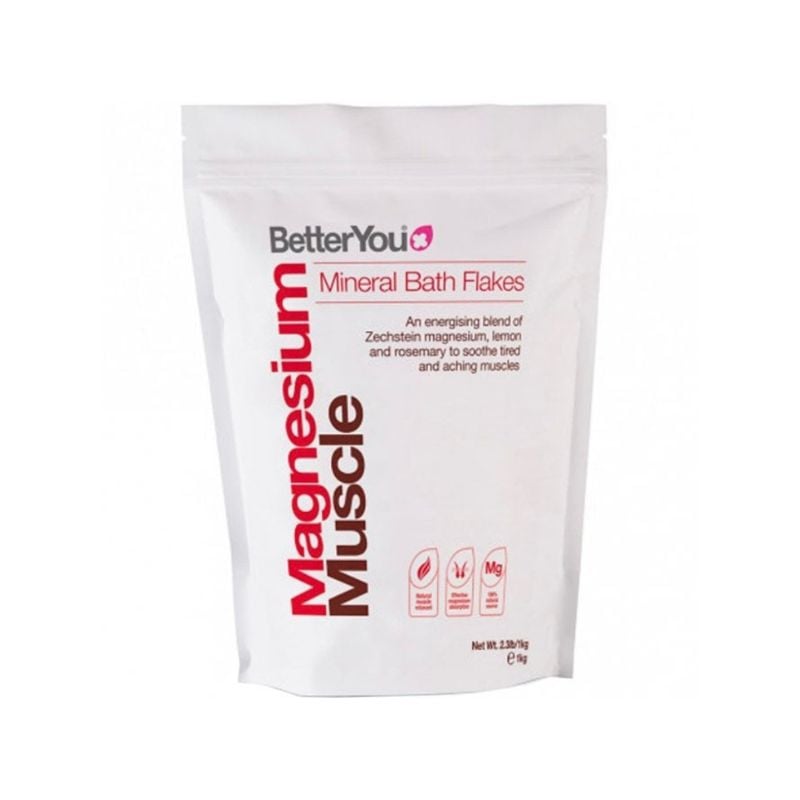 Fulgi de baie cu magneziu, 1000 g, BetterYou 1000 imagine noua