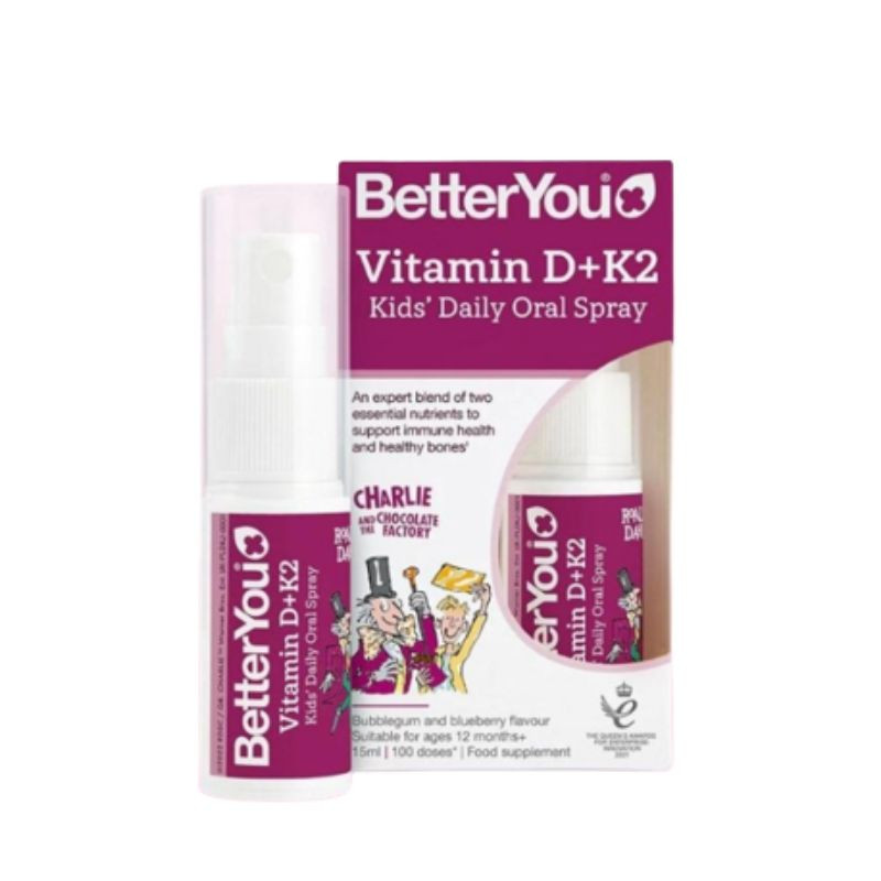 Vitamina D+k2 Kids Oral Spray, 15 Ml, Betteryou