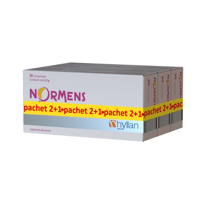 Pachet Normens (2 + 1), 30 comprimate, Hyllan 1+