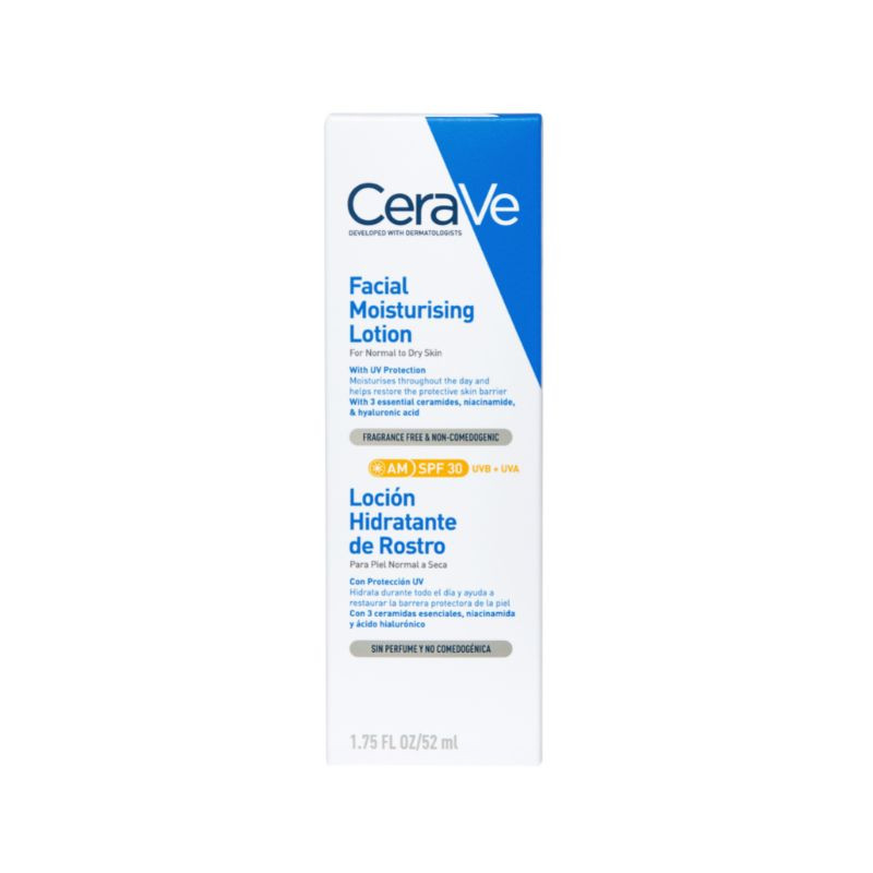 Crema Hidratanta De Fata Spf 30, Ten Normal-uscat 52ml, Cerave