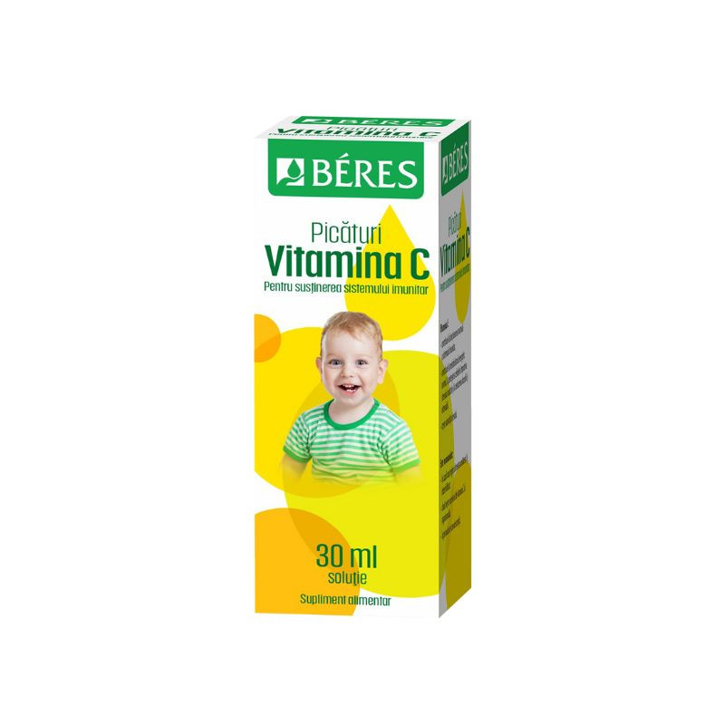 Picaturi Vitamina C solutie, 30 ml, Beres Pharmaceuticals Beres imagine noua