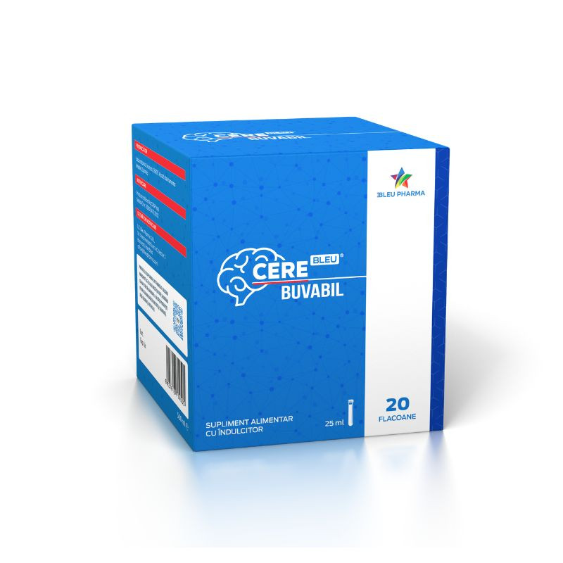 CereBleu Buvabil, 20 flacoane x 25ml, Bleu Pharma image11