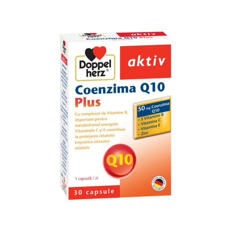 Coenzima Q10 Plus, 30 capsule, Doppelherz Cardio 2023-09-23