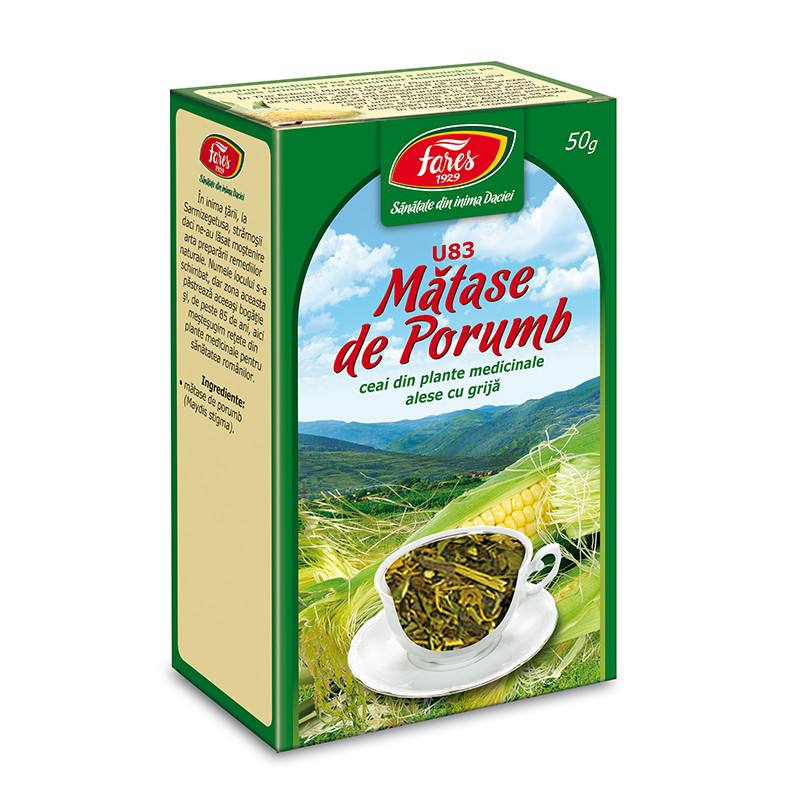 Ceai matase porumb, 50g, Fares