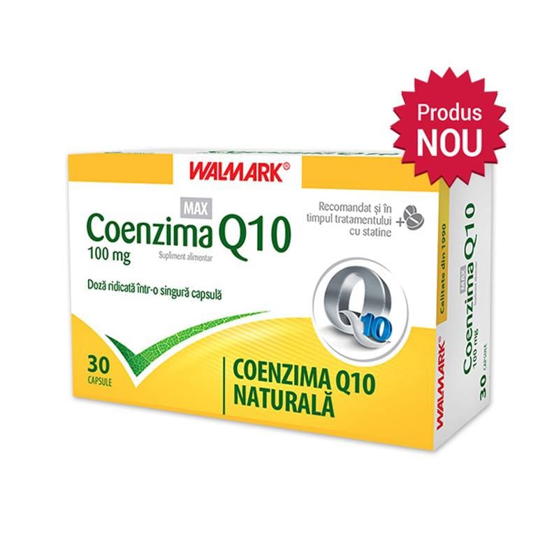 Coenzima Q10 MAX 100mg, 30 capsule, Walmark Inima sanatoasa 2023-10-03
