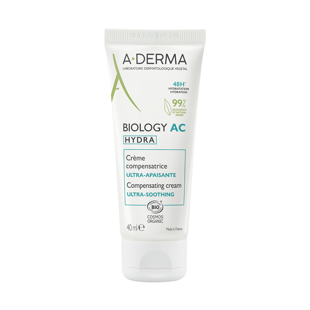 Crema Ultra-calmanta Biology Ac Hydra, 40 Ml, A-derma