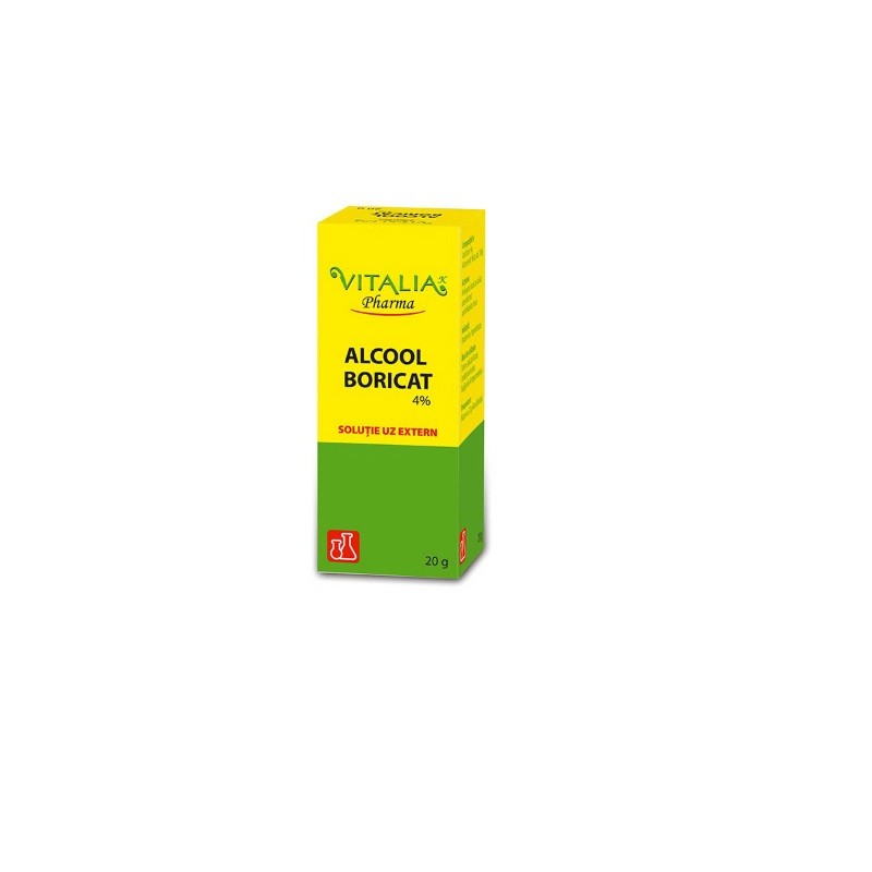 Alcool boricat 4% x 20g Vitalia K 20g imagine noua