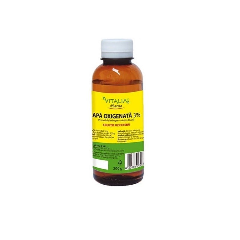 VITALIA K, Apa oxigenata flacon, 200 g Dezinfectanti si servetele antibacteriene 2023-09-22 3