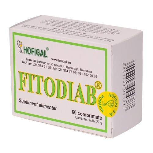 HOFIGAL Fitodiab, 60 comprimate Controlul diabetului 2023-09-25 3